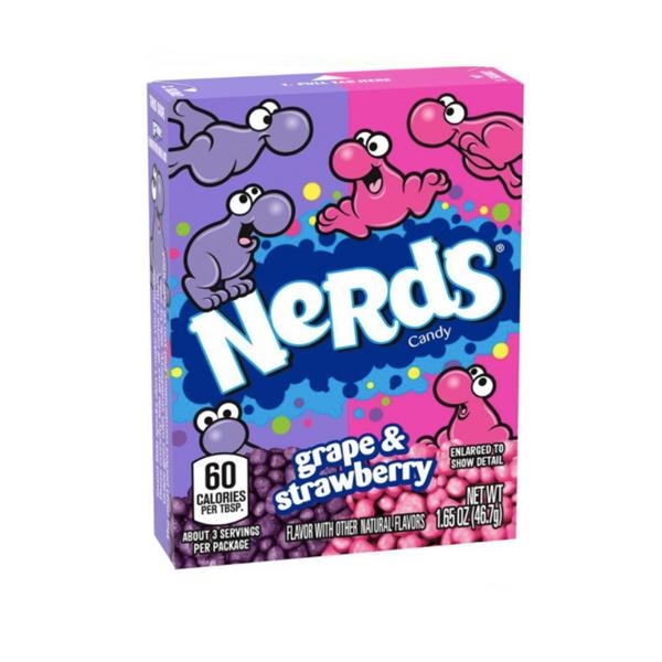 Wonka Nerds grape & strawberry 46 gr x 36 pc