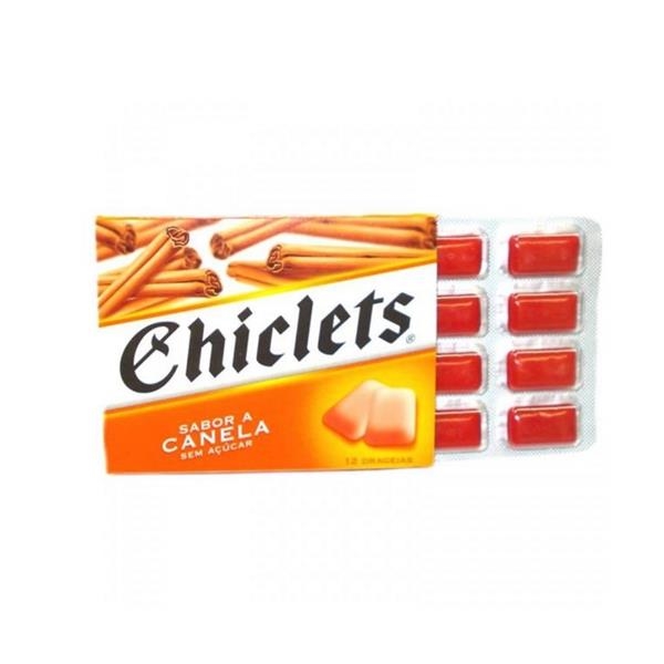 Chiclets cannelle sans sucre 16.8 gr x 14 pc