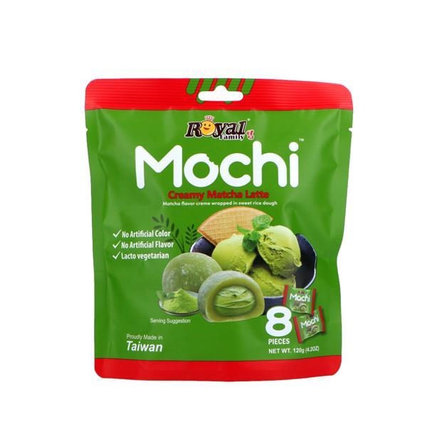 Royal Family Mochi Matcha Thé Vert & Crème 120 gr x 12 pc