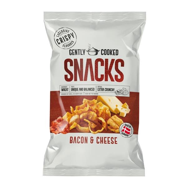 Crispy Snacks Bacon Cheese 60 gr x 12 st