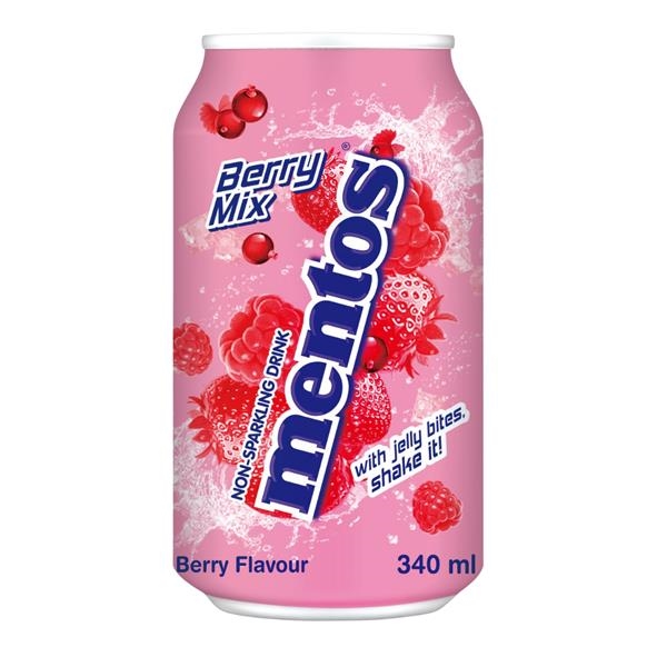 Mentos berry 340 ml x 24 pc