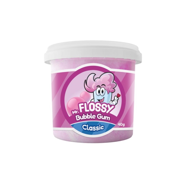 Mr Flossy Cotton Candy Classic Bubble Gum 40 gr x 12 pc