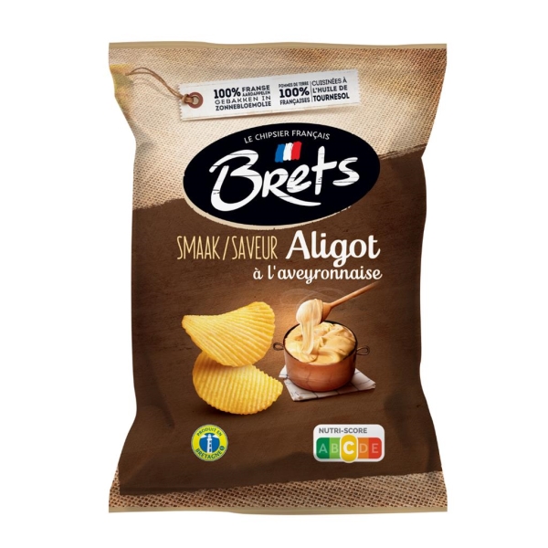 Chips Brets Aligot Aveyronnaise smaak 125 gr x 10 pc