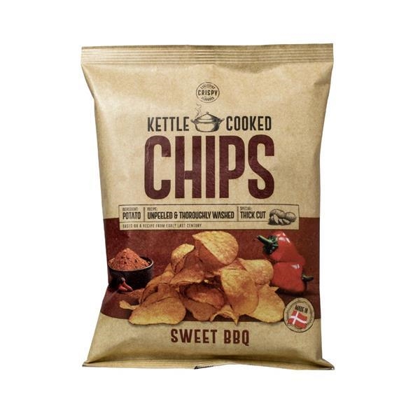 Kettle cooked chips Sweet BBQ 150 gr x 8 st