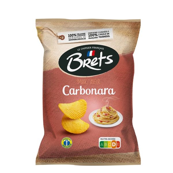 Brets chips met carbonara-smaak 125 gr x 10 st