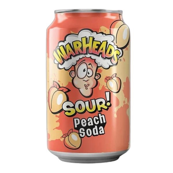 Warheads Peach sour soda 330 ml x 12 pc